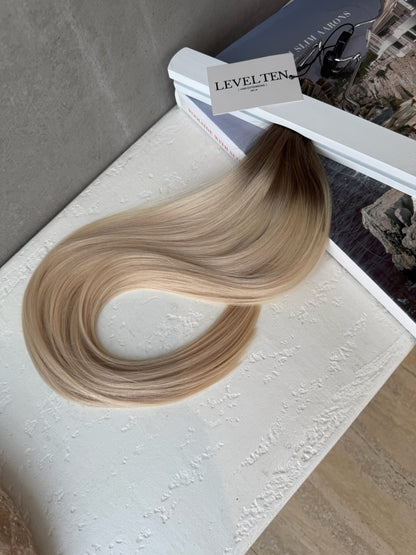 22" Keratin Bond Hair Extensions (25g Bundle) in Affogato